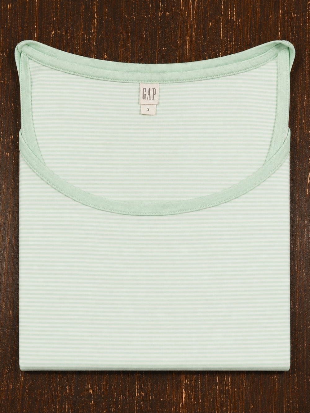 Mint Colored Striped Top
